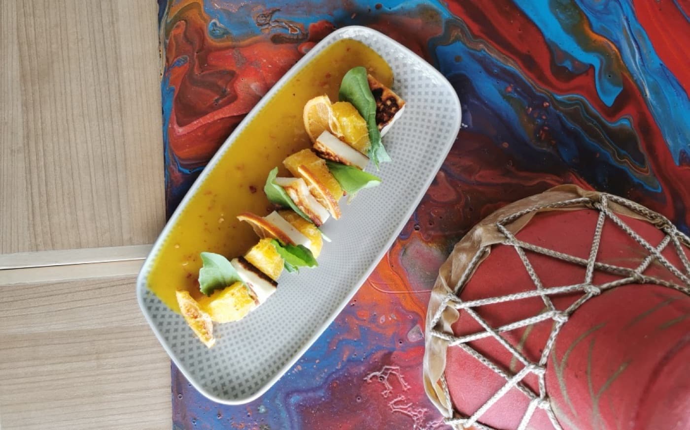 HALLOUMI CAPRESE