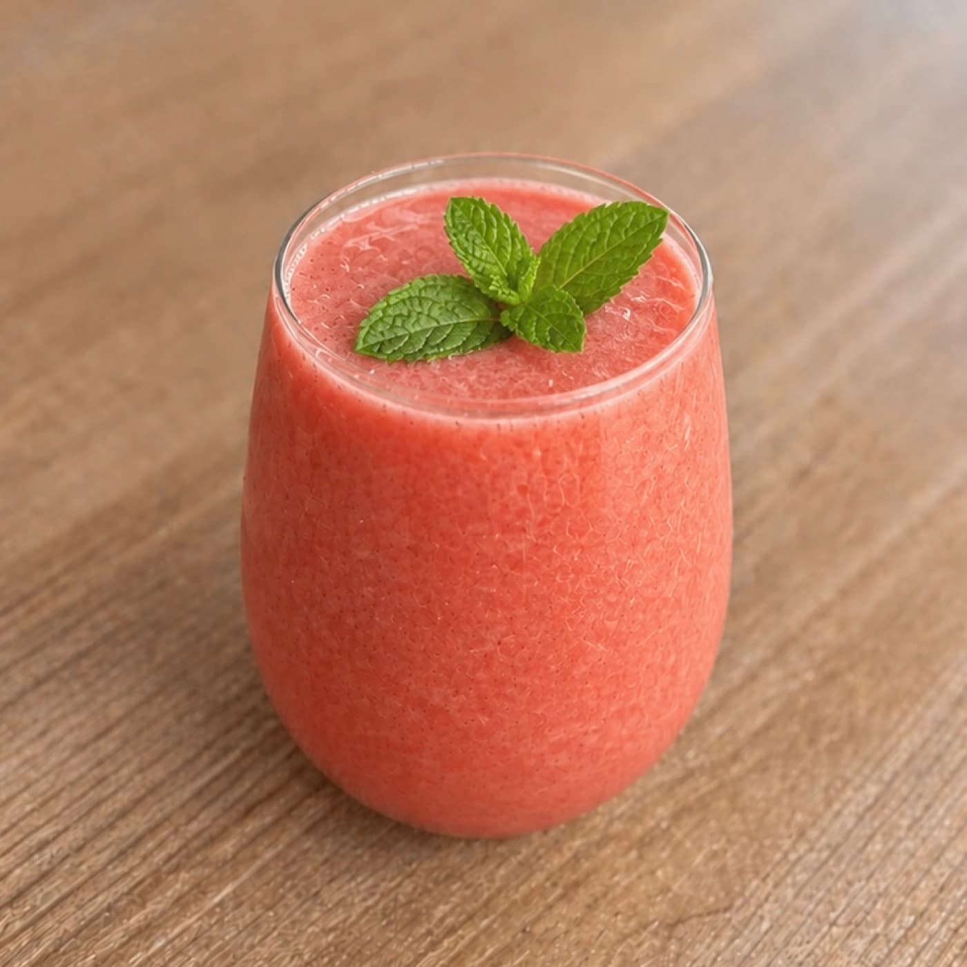 Watermelon with mint
